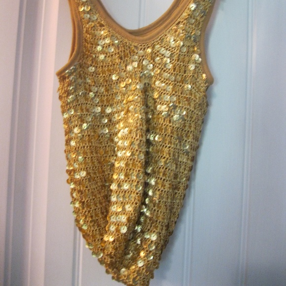 Vintage Bluenotes Gold Sequined Hobo Bag - Picture 6 of 6